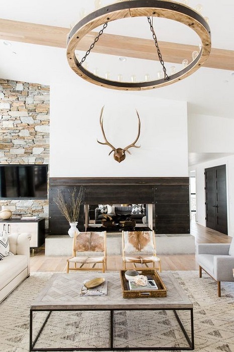 10 Most Popular Rustic Farmhouse Living Room Interior Design Ideas 