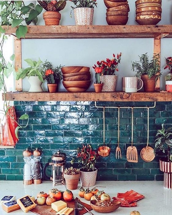 3 Inspiring Tips To Create Cozy Bohemian Kitchen Style Design For You