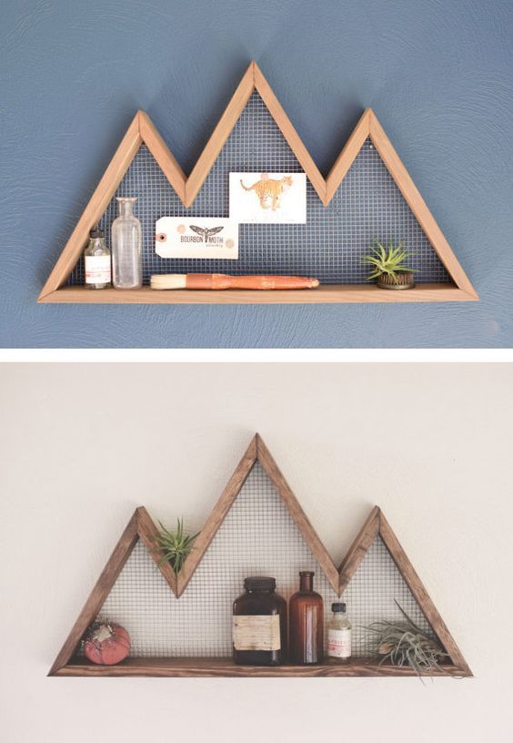 3 Useful Benefits Of Creating Wooden Mountain Shelf DIY At Home
