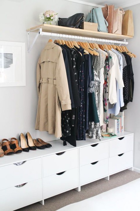 Find 15 Elegant Open Wooden Closet Design Ideas And Get The Great Impression!