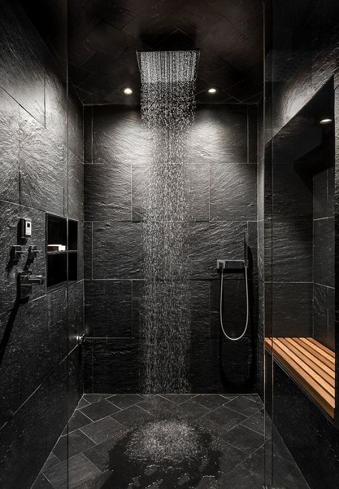 Wanna Remodel Old Bathroom? Apply Dark Bathroom Design Ideas & Tips To Produce Luxury Look