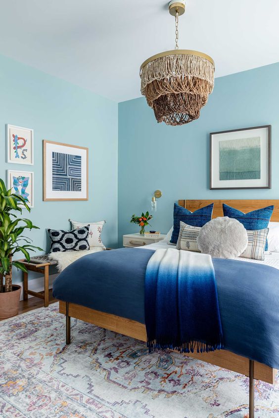 blue bedroom room design